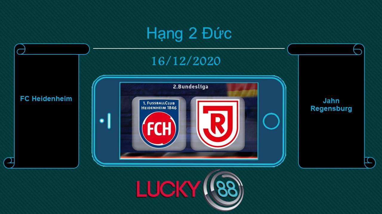 LUCKY88 FC Heidenheim vs Jahn Regensburg , Tip bóng đá miễn phí ngày 16/12/2020