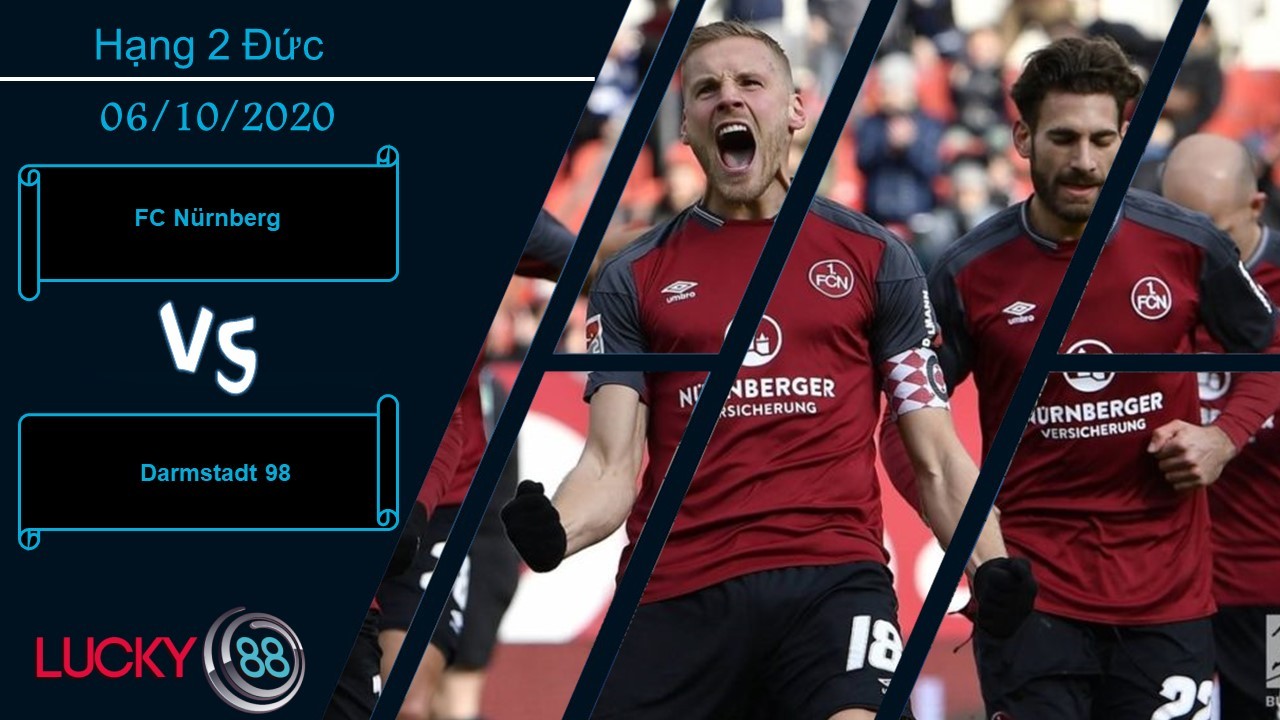 LUCKY88 FC Nürnberg vs Darmstadt 98 , Nhận định bóng đá 06/10/2020, Ở thế vùng lên