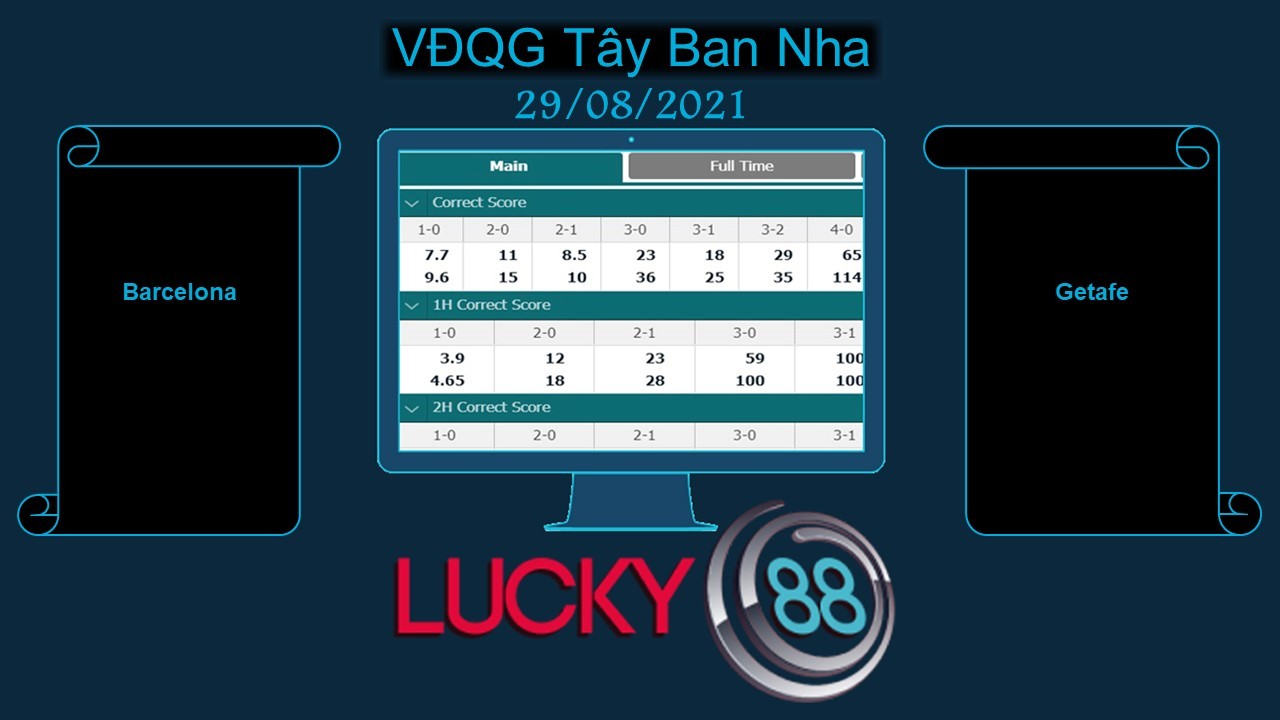 LUCKY88 Barcelona vs Getafe , Soi kèo bóng đá hôm nay 29/08/2021, VĐQG Tây Ban Nha