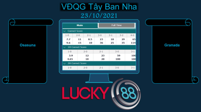 LUCKY88 Osasuna vs Granada , Soi kèo bóng đá hôm nay 23/10/2021, VĐQG Tây Ban Nha