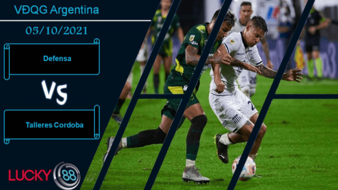 LUCKY88 Defensa vs Talleres Cordoba, Nhận định bóng đá 05/10/2021, Cầm chân kẻ dẫn đầu